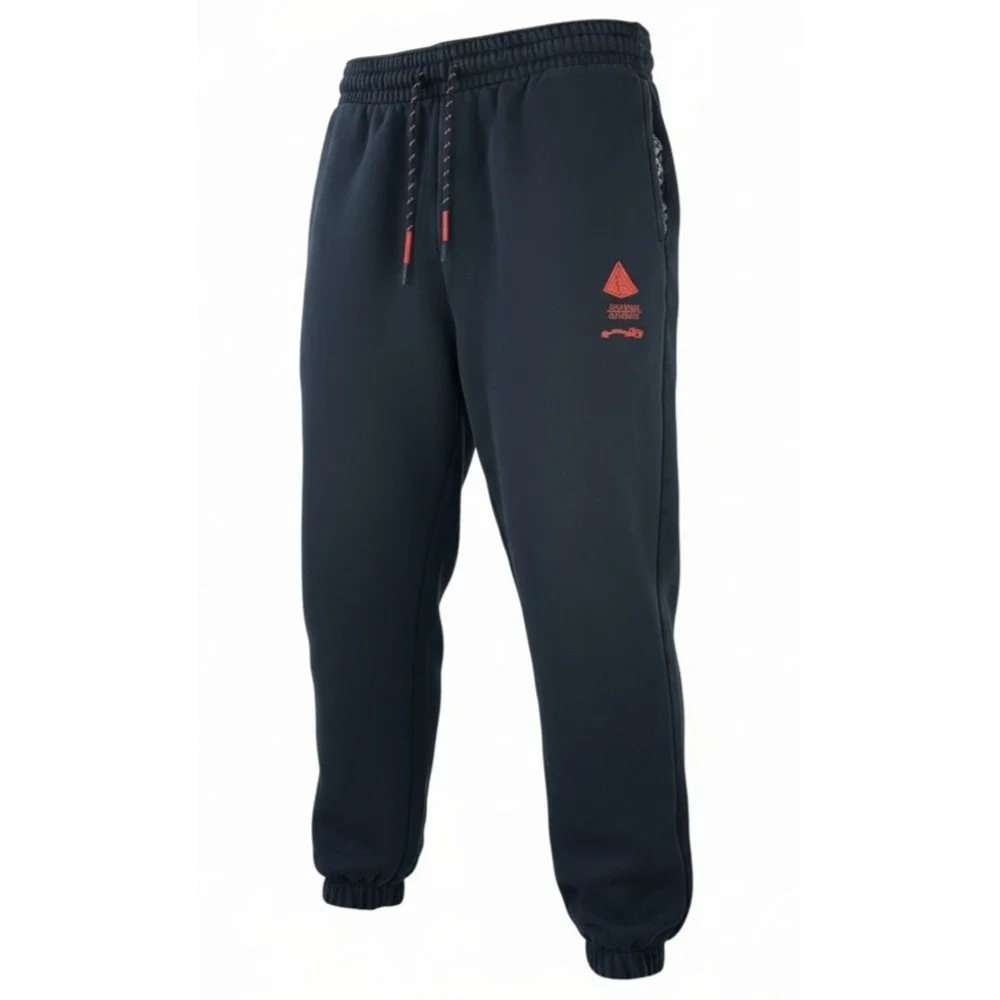 Nike Kyrie Irving Fleece Training Jogger Mens XL Sweatpants Black Red DA6687-010 - Picture 1 of 16